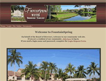 Tablet Screenshot of fountainspringmaster.com